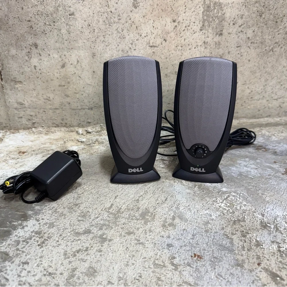 Dell Keyboard Mouse Speakers Bundle SK-8185 A215 USB Desktop PC Set Tested